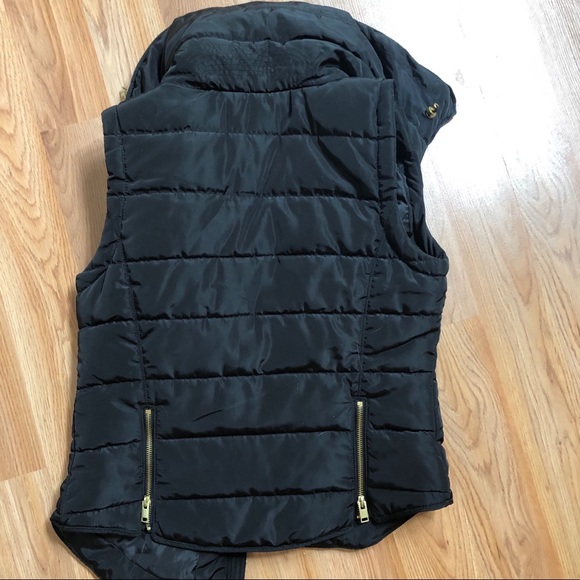 HM Premium vest black with fur collar - Picture 2 of 4